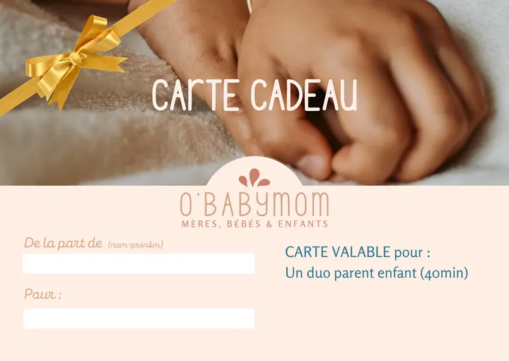 Carte cadeau Massage Duo Parent/Enfant