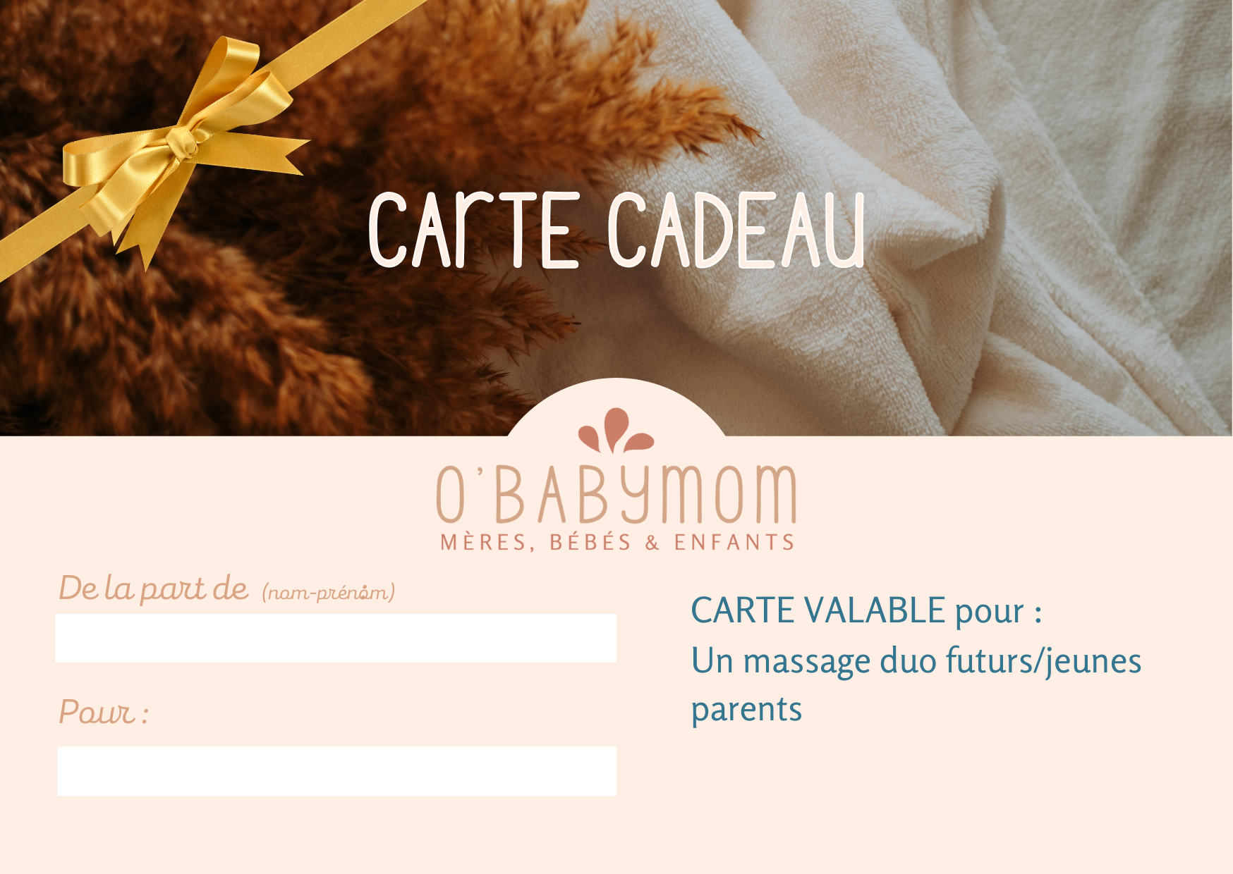 crate cadeau massage duo futurs jeune parents